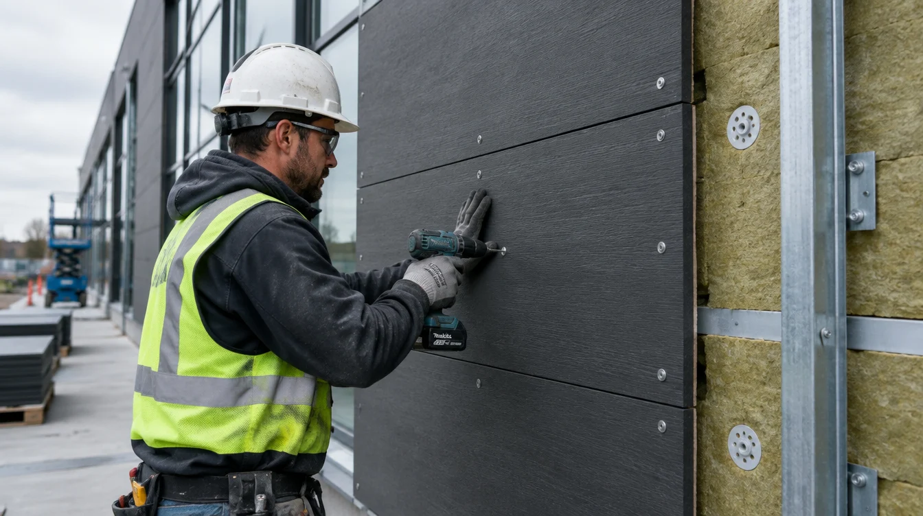 الألواح الأسمنتية (Fiber Cement)